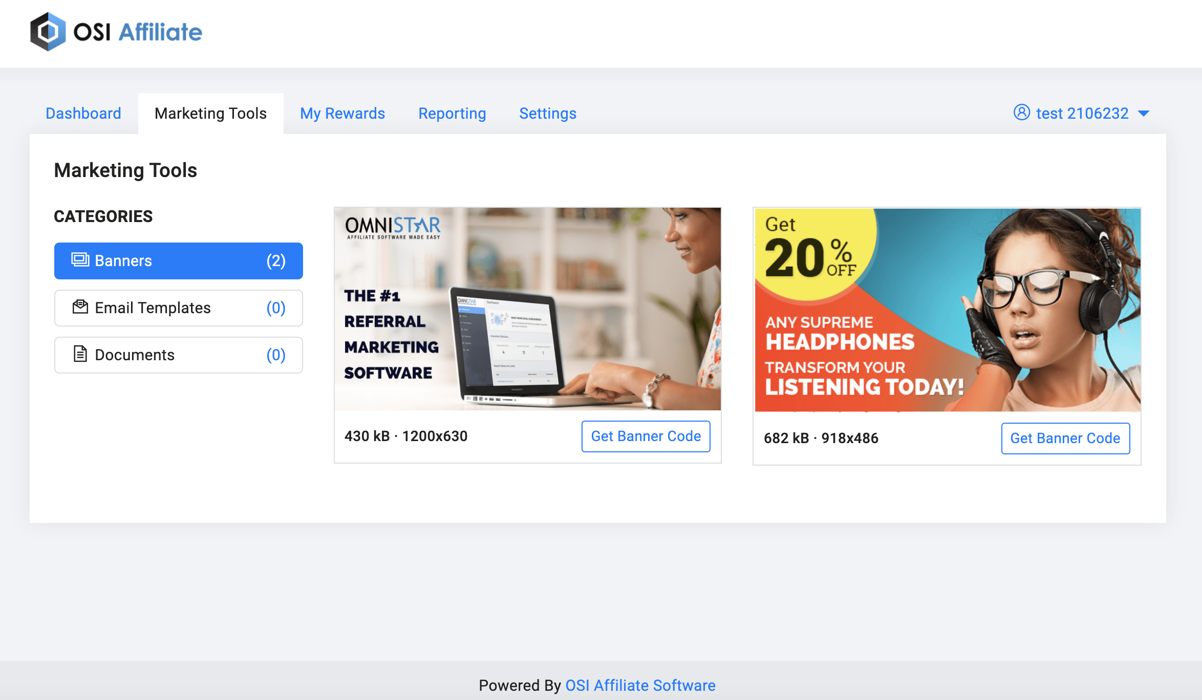 OSI Affiliate screenshot 1