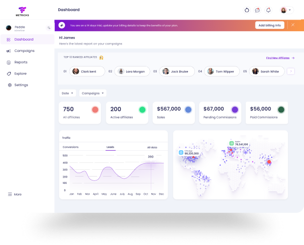 Metricks screenshot