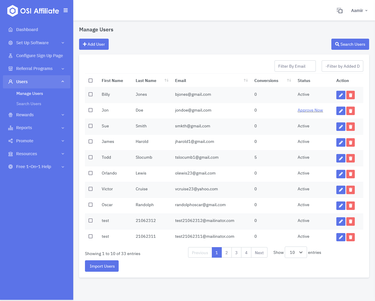 OSI Affiliate screenshot 2