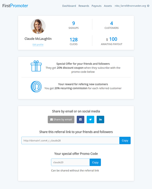 FirstPromoter screenshot 3