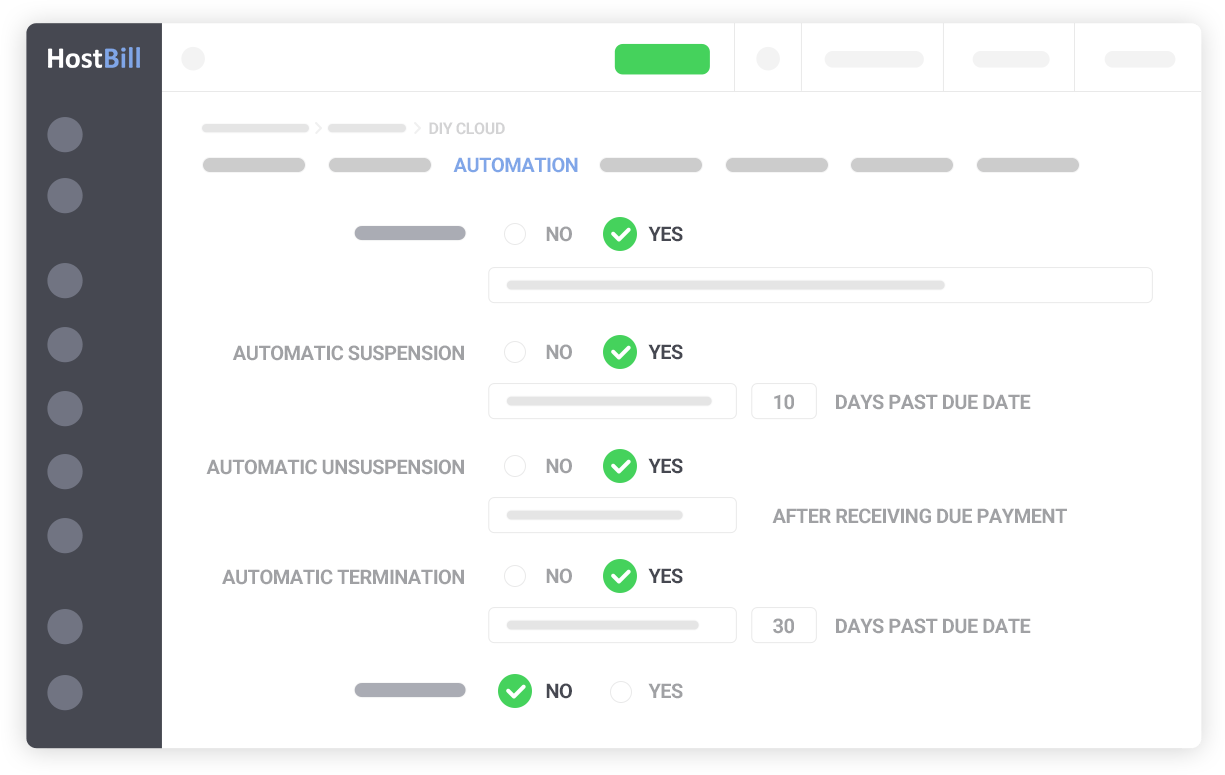 HostBill screenshot
